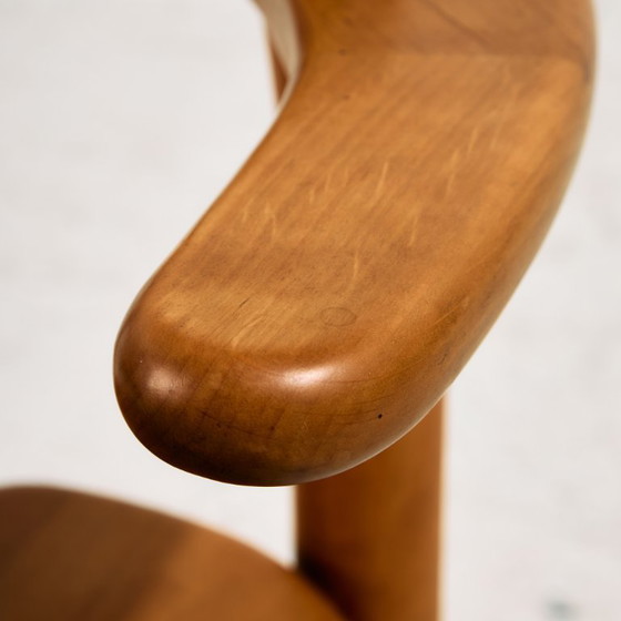 Image 1 of MK10590 Set da pranzo in legno di ontano di Erwin Berghammer per Team 7, Set di 7