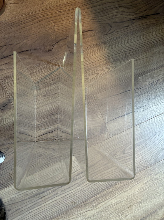Image 1 of Perspex magazine rack 1970s