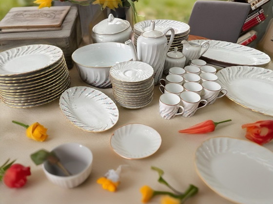 Image 1 of Richard Ginori - Table service for 12 people (68) - Quelque fleur - Porcelain