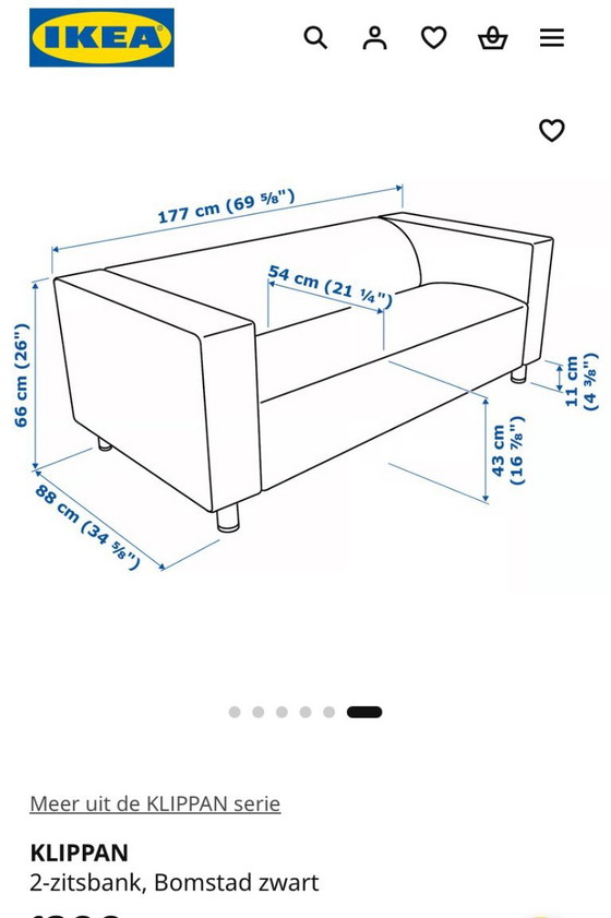 Klippan 2x 2-Sitzer Sofa, Bomstad braun Ikea – 3-5 Sitzer Sofas, Other, Metal (photo 4 of 5)