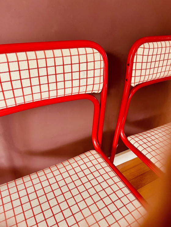 Image 1 of 3 dänische rote Stühle