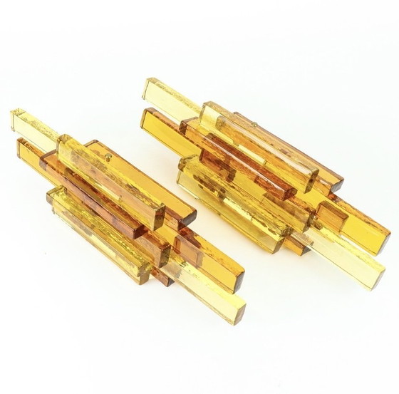 Image 1 of Coppia di applique in vetro