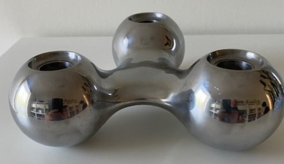 Image 1 of Arne Jacobsen iconische kandelaar "Atomic"