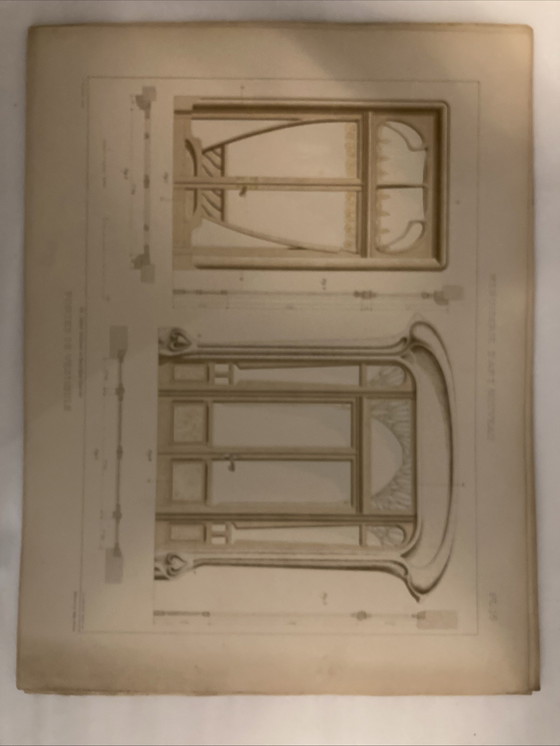 Image 1 of 20 auténticos diseños de carpintería Art Nouveau