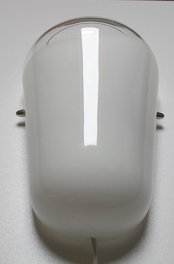 Image 1 of Vintage Mond Geblazen Wandlamp