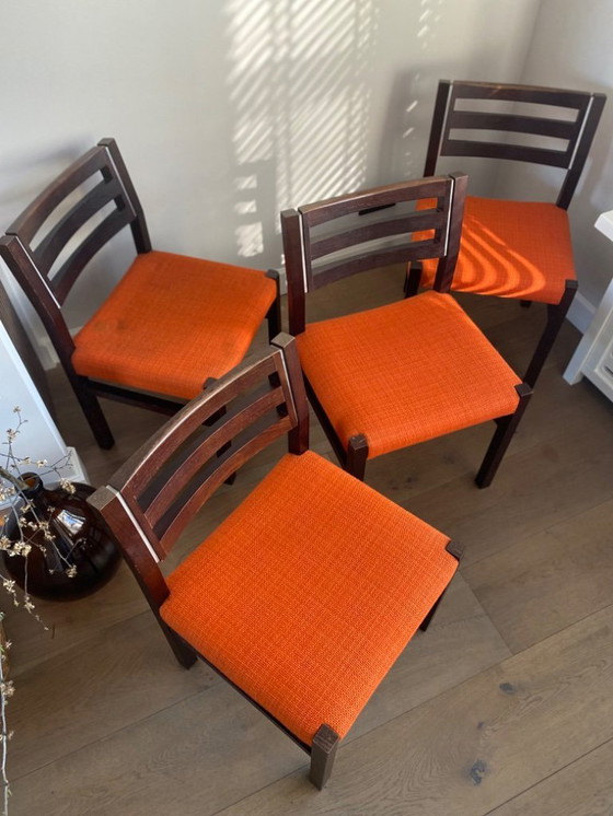 Image 1 of Sedie da pranzo di design vintage di Arnold Merckx - Fristho Franeker