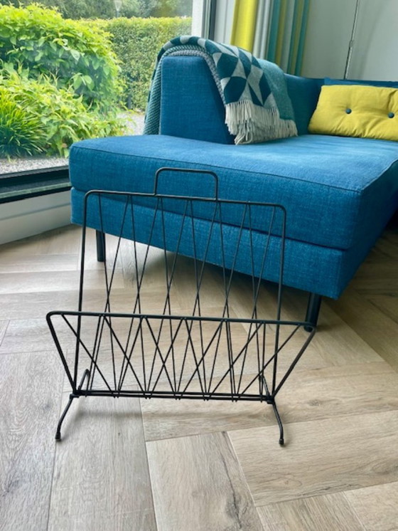 Image 1 of Present Time - Zeitschriftenhalter Diamond Grid - Schwarz