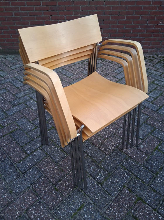 Image 1 of Lammhults Campus chairs with armrests - stackable