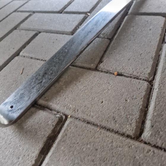 Image 1 of Artifort Kho Liang C684 blauw leren driezitsbank design bank gecappitioneerd