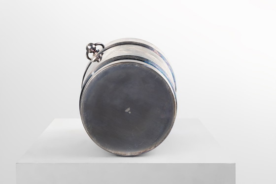 Image 1 of Silver-Plated Champagne Bucket Marked Christofle France, 1950s