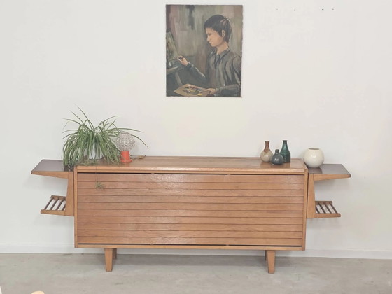 Storage chest for blankets or toys bar by Dyha Czech Republic 60, Storage cabinet, Wood, Mid Century Modern (photo 24 of 40)