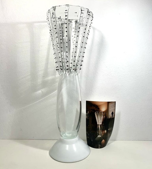 Tall crystal vase Borek Sipek