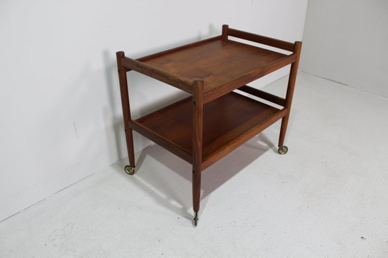 Image 1 of chariot de service vintage - bois, 1960s