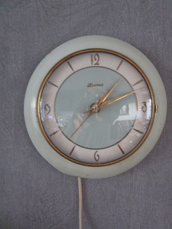 Image 1 of Vintage Working HESMA Wall Clock