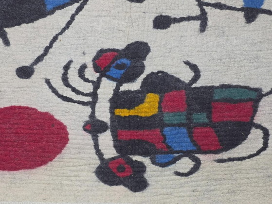 Alfombra de lana inspirada en Joan Miró – La sonrisa con alas llameantes - Alfombra Nómada – Wool (photo 7 of 9)