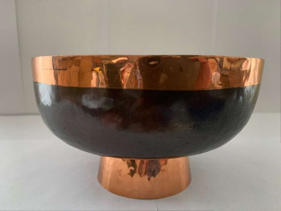 Image 1 of Hans Przyrembel Lidded Box Bonbonniere Marianne Brandt Alfred Lipovec Bauhaus Copper