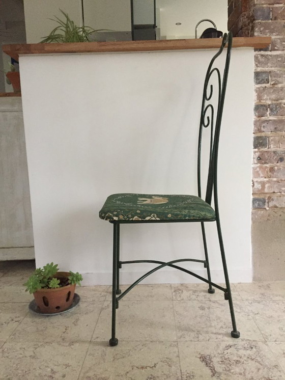 Image 1 of Vintage Cast Iron Garden Chair