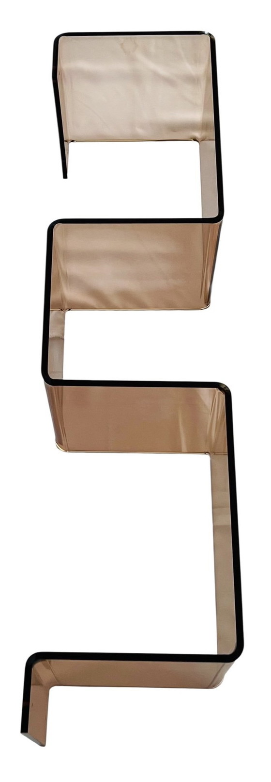 Image 1 of Etagère "serpent" en altuglas par Michel Dumas, France années 70