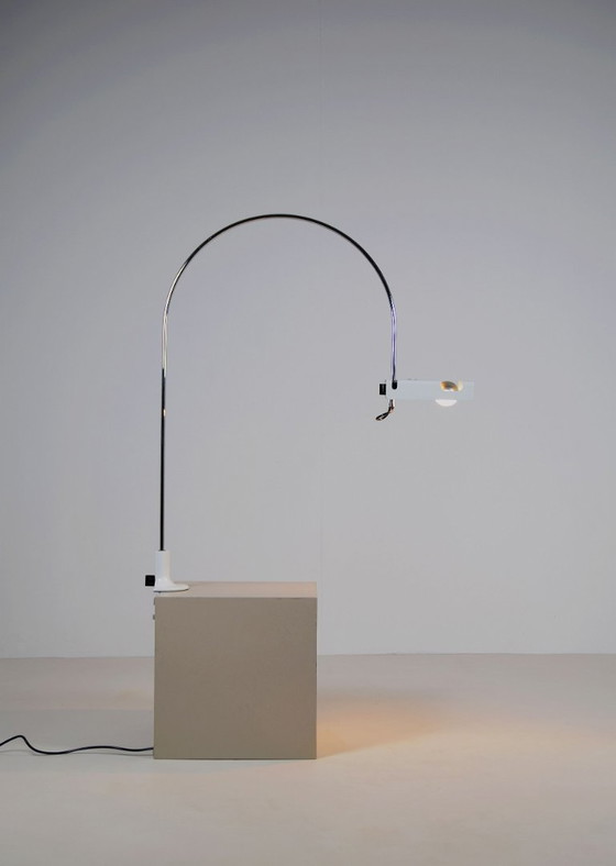 Image 1 of Lampe à pince araignée conçue par Joe Colombo pour Oluce, 1965