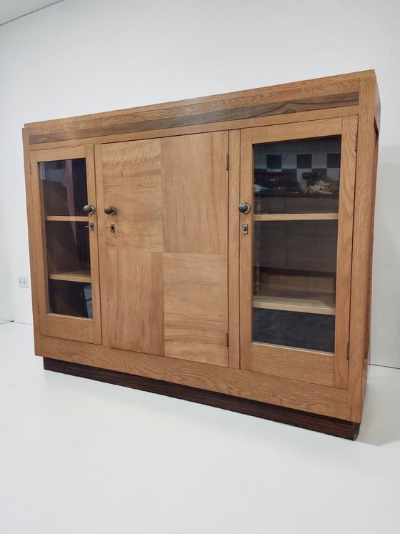 Image 1 of antique cabinet Hague School small bookcase