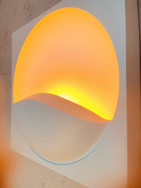 Zeer Uniek! XL Space Age “70’s Design Wandlamp – Wandlampen, Plastic (photo 2 of 11)