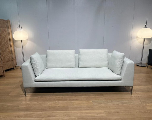 NEWLY UPHOLSTERED B&B Italia Charles 3-Seater + WARRANTY