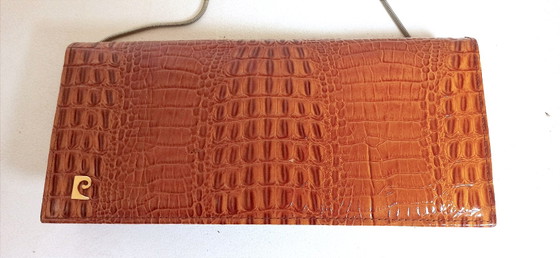 Borsa a mano vintage chic Pierre Cardin 26 x 12 x 3,6 cm, Borse, Pelle, Metallo, Marrone (foto 2 di 12)
