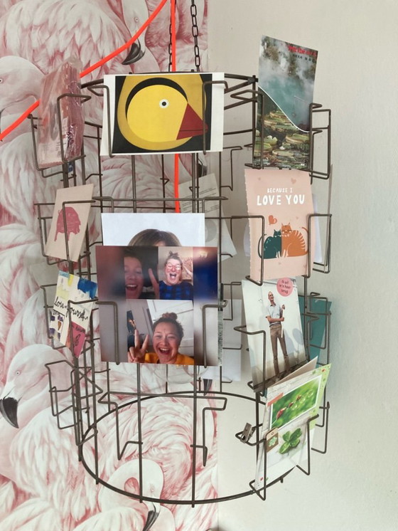 Image 1 of Lampe pendante Porte-cartes vintage