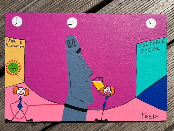 Image 1 of Acrylic on canvas board. Format 24x30cm.