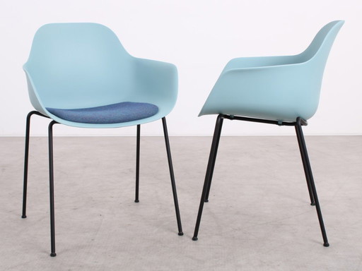 6x Crassevig Pola Round P/4L chair blue