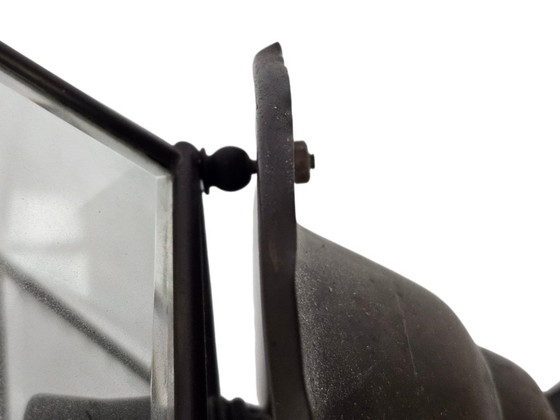 Image 1 of Scuola di Amsterdam - lampada a lanterna - vetro sfaccettato - rame - Anni '20