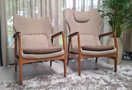 Bovenkamp Vintage Fauteuils – Set van 2 – Originele Bekleding