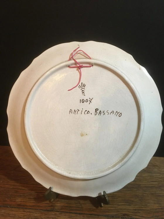 Piatto decorativo "Antica. by Bassano" Italia – Stoviglie, Porcellana, Vintage (photo 6 of 8)