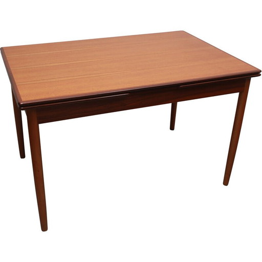 Vintage rosewood and beechwood table, Denmark 1960s