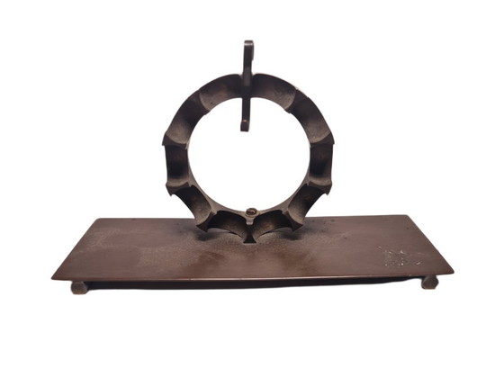 Art Deco Clock Stand, Sweden, 1900s – Bronze (photo 2 of 10)