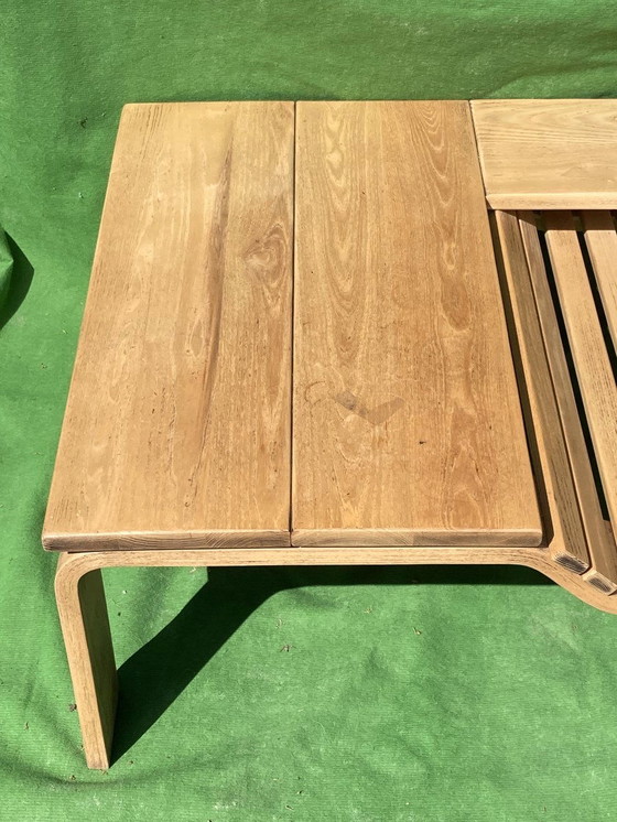 Image 1 of Mid - Century Dutch slatted Coffee Table