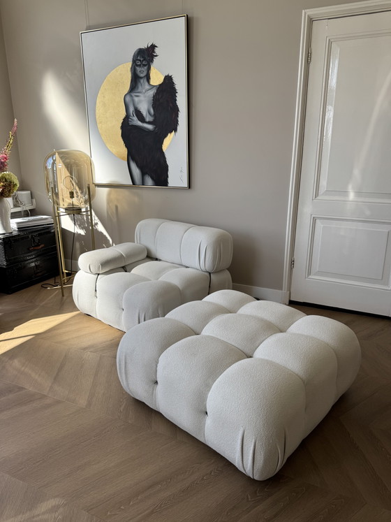 Diiiz Camelia Modulares 2-Sitzer-Sofa – Bouclé/gelockte Wolle – Camaleonda-Stil – Modulare Sofas, Textile (photo 7 of 9)