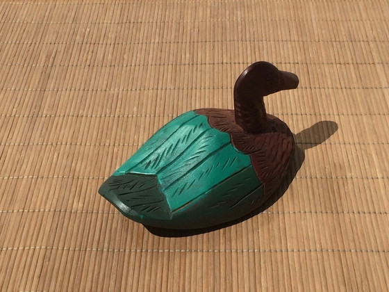 Image 1 of Artisanat d'Haïti : Canard en bois * Déco * Artisanat