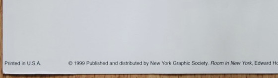 Image 1 of Edward Hopper: "Room in New York"