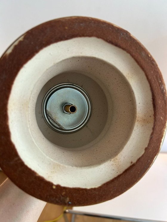 Image 1 of Juego de 2 lámparas: forma de pagoda de los años 60 con esmalte degradado verde