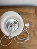 Vintage Mylonit table lamp IKEA white