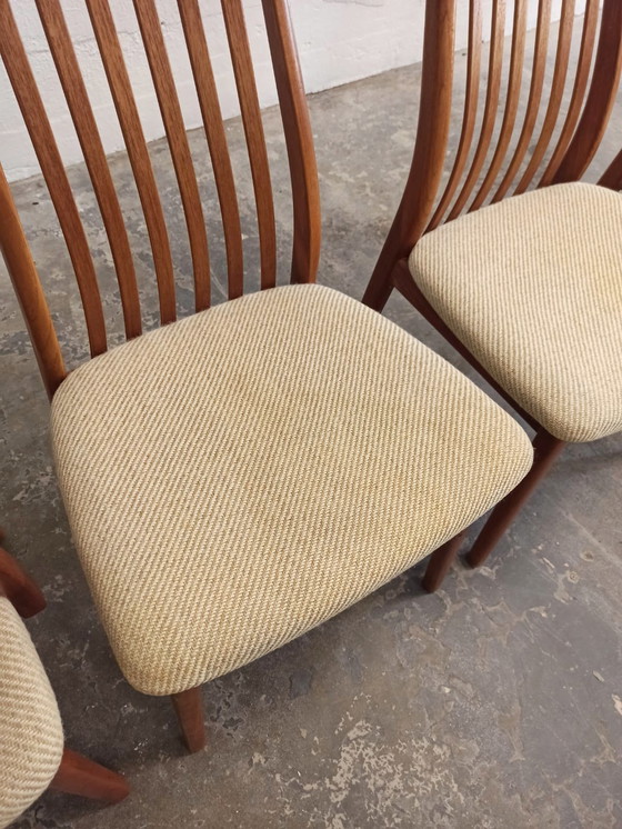 Image 1 of 6 sedie da pranzo danesi di metà secolo di Schou Andersen