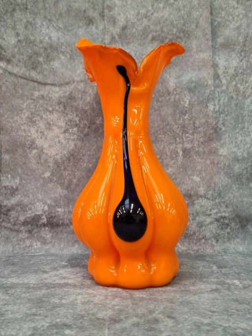 Franz Welz (attributed) - Bohemian Tango vase - ca. 1930 – vazen, Glass (photo 2 of 6)