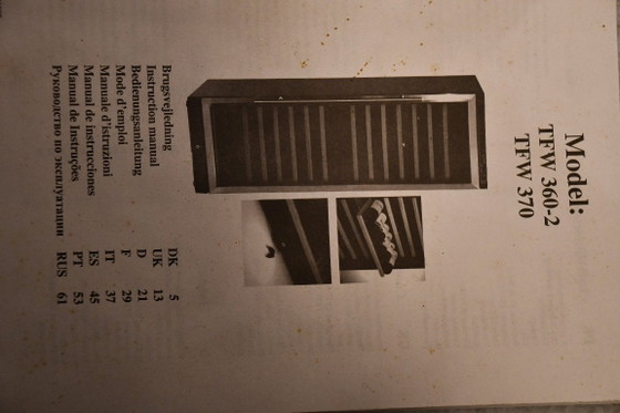TEFCOLD TFW360-2 wine cooler, black with wooden shelves, Liquor cabinets, Metal, Glass (photo 3 of 6)