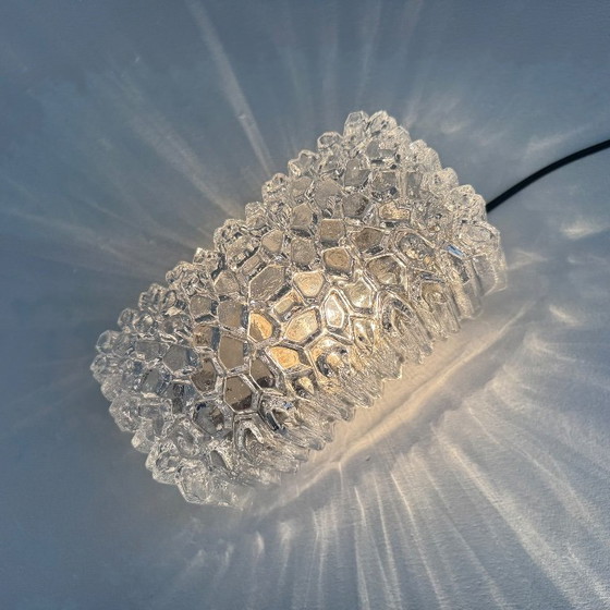 VINTAGE SMALL LIMBURG WALL LIGHT – Glass (photo 3 of 10)