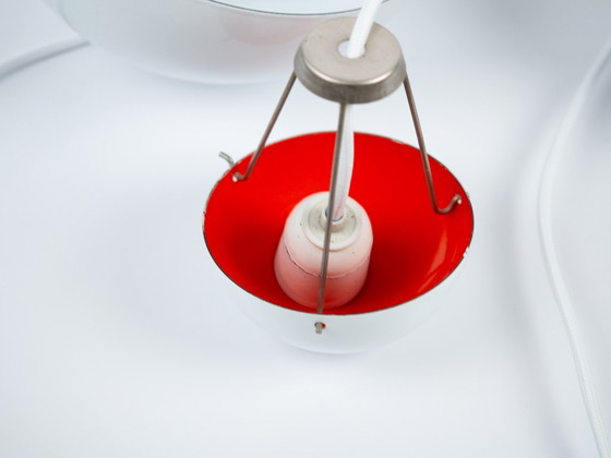 Pair Of 2 Danish Vintage Lamps Flowerpot By Verner Panton, Louis Poulsen, 1968 – Pendant lamps, Other (photo 7 of 12)
