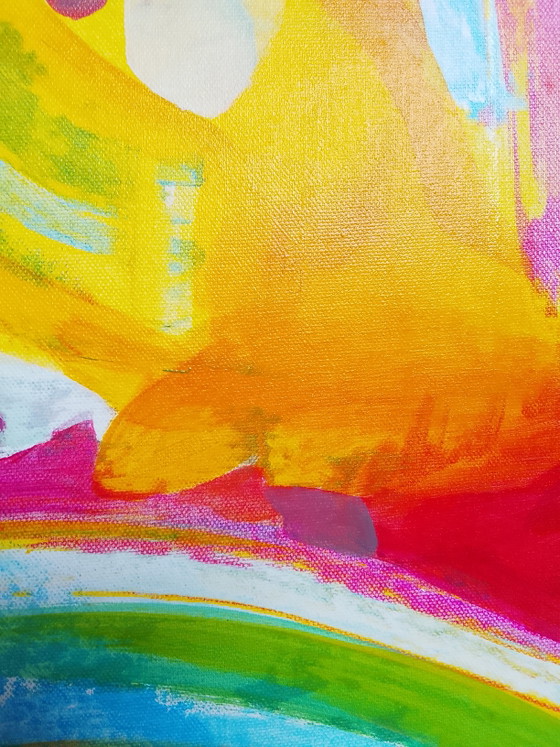 Image 1 of Acrylic painting #sophia 38x100cm