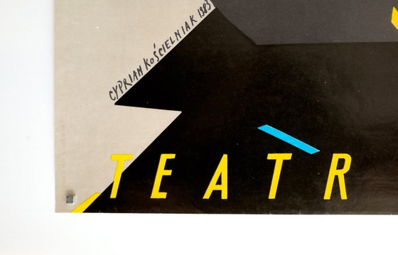 Image 1 of Sonata Belzebuba – Originele Poolse theaterposter (1983) - Czesław Kościelniak | Teatr Wielki Warschau | Groot formaat (67 × 95 