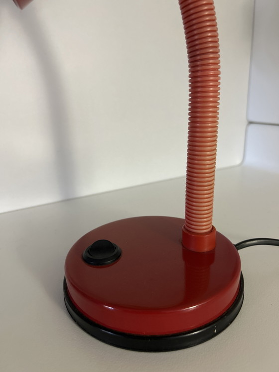 Retro-Schreibtischlampe E-Lite T2020 80er Jahre Rot – Schreibtischlampen, Metal, Plastic (photo 6 of 7)