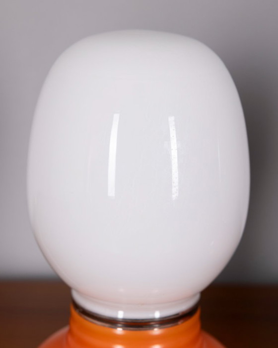 Vintage Italian Glass Table Lamps, 1970s, Set of 2 (photo 6 of 9)
